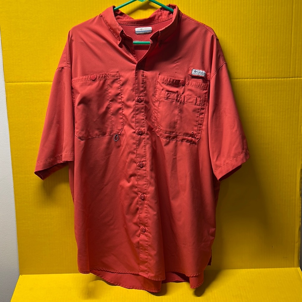 Columbia Sportswear Company Omni Shade Corral short sleeve button down shirt XL